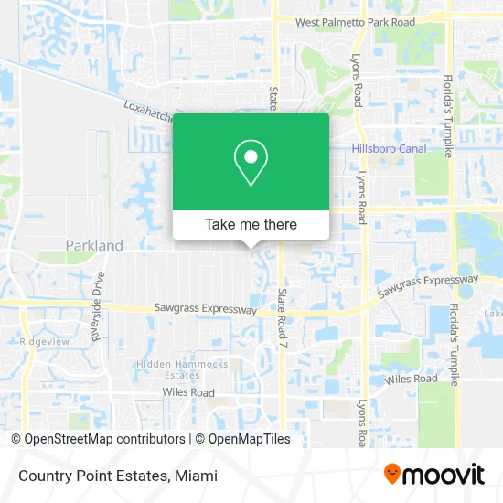 Country Point Estates map