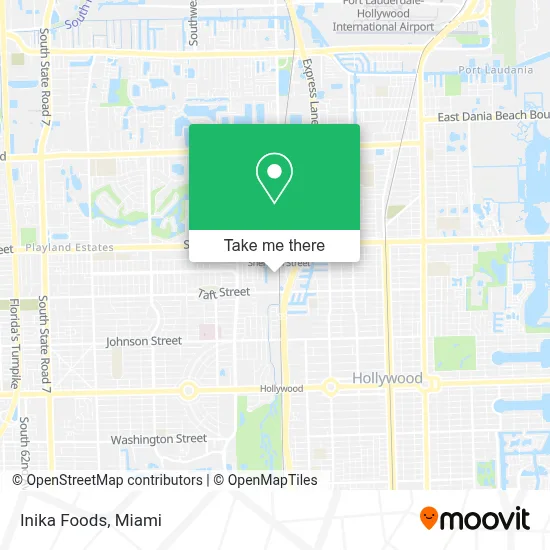 Inika Foods map