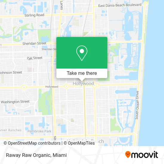 Raway Raw Organic map