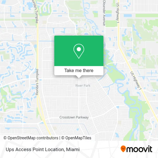 Ups Access Point Location map