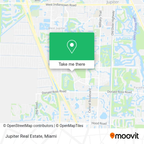 Jupiter Real Estate map