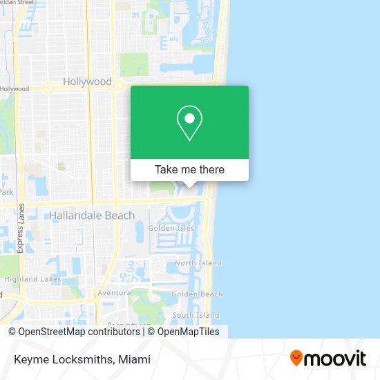Keyme Locksmiths map