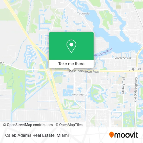 Caleb Adams Real Estate map
