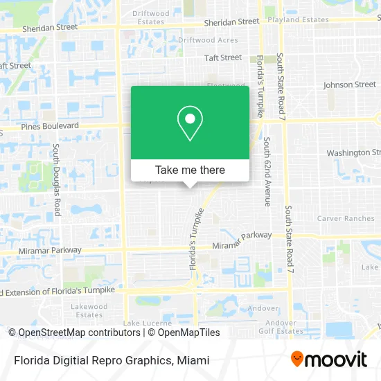 Florida Digitial Repro Graphics map