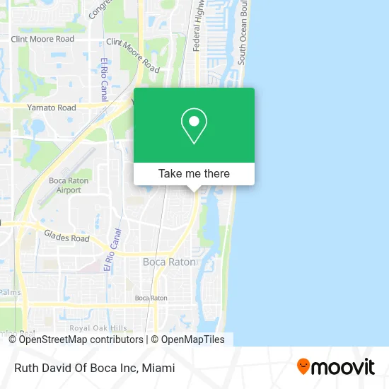 Ruth David Of Boca Inc map