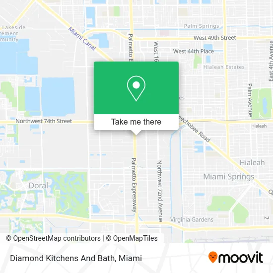 Diamond Kitchens And Bath map