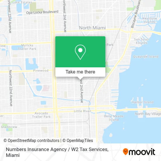 Numbers Insurance Agency / W2 Tax Services map