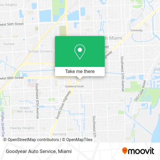 Goodyear Auto Service map