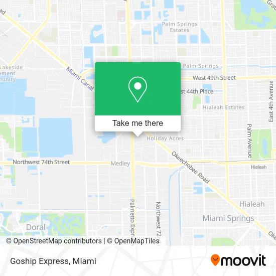 Goship Express map