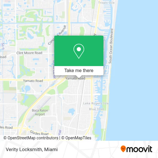 Verity Locksmith map