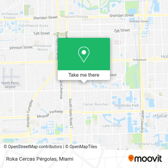 Roka Cercas Pérgolas map