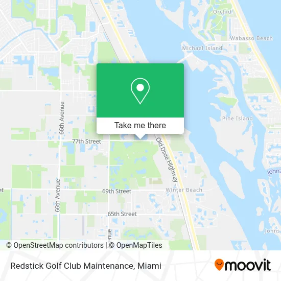 Redstick Golf Club Maintenance map