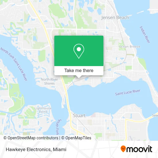 Hawkeye Electronics map