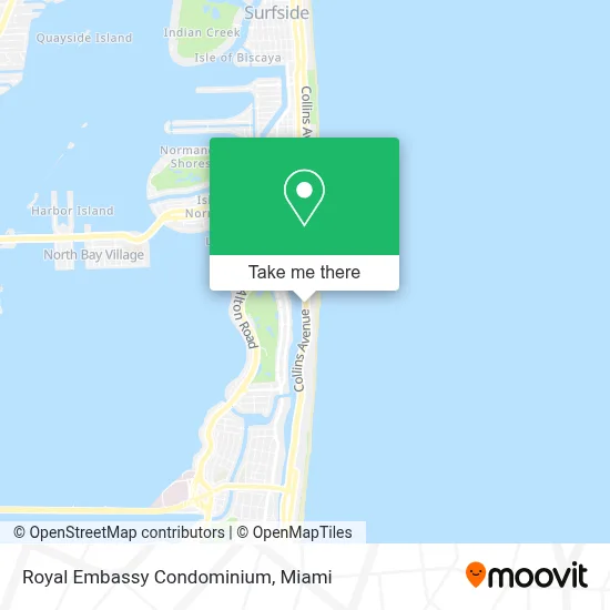 Royal Embassy Condominium map
