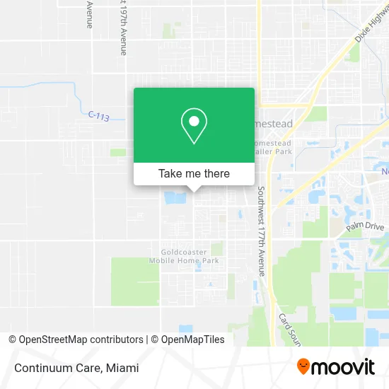 Continuum Care map
