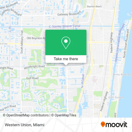 Western Union map