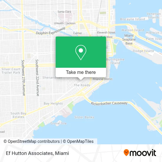 Ef Hutton Associates map