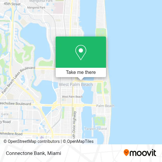 Connectone Bank map