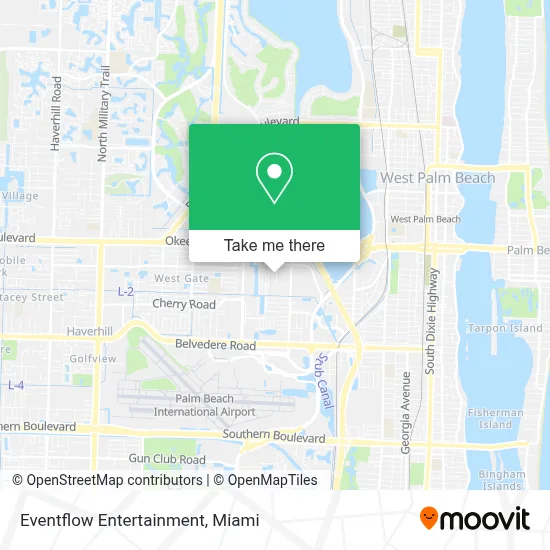 Eventflow Entertainment map