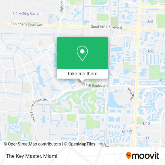 The Key Master map