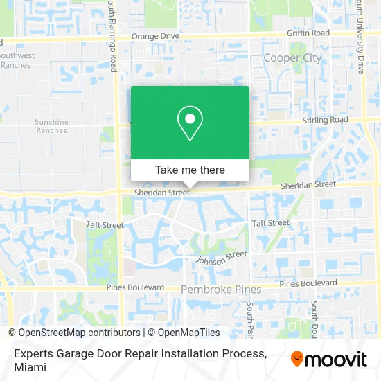 Experts Garage Door Repair Installation Process map