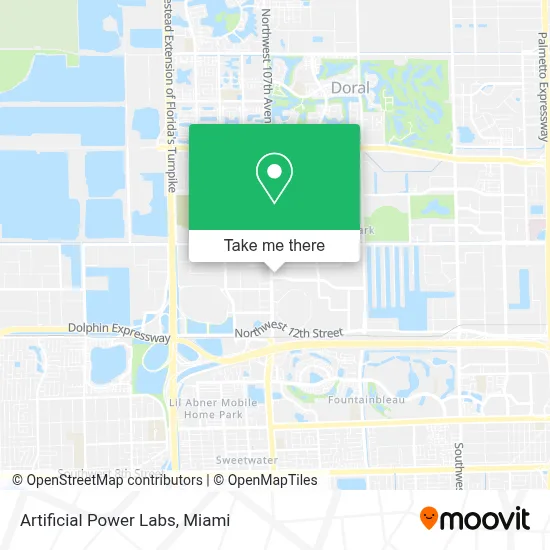 Artificial Power Labs map