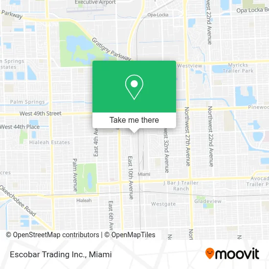 Escobar Trading Inc. map