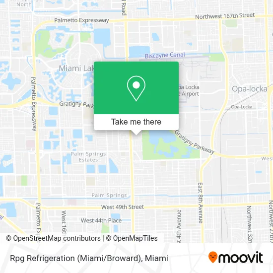 Rpg Refrigeration (Miami / Broward) map