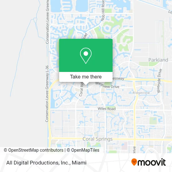 All Digital Productions, Inc. map