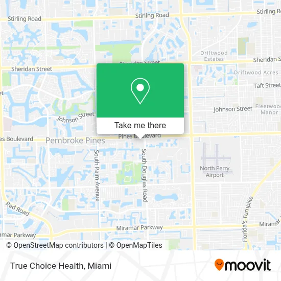 True Choice Health map