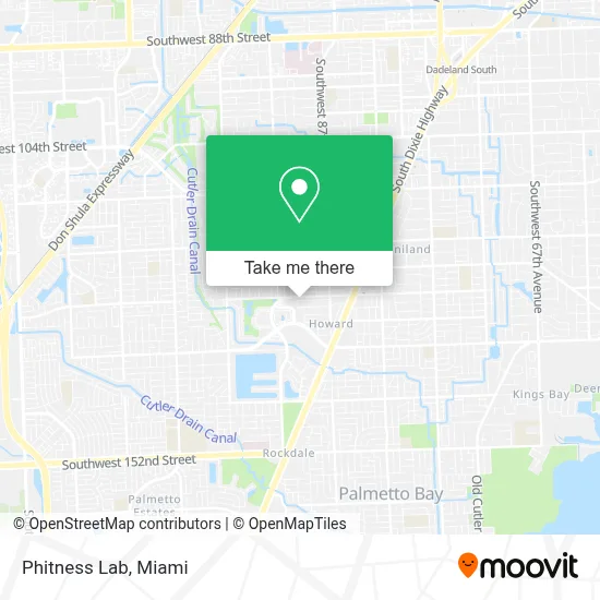 Phitness Lab map