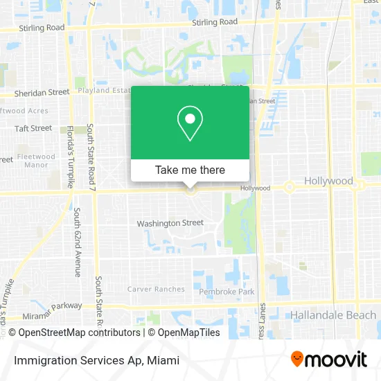 Immigration Services Ap map