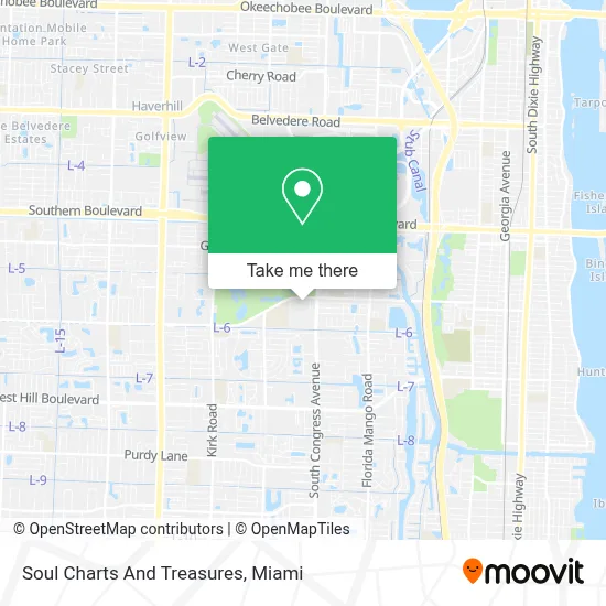 Soul Charts And Treasures map
