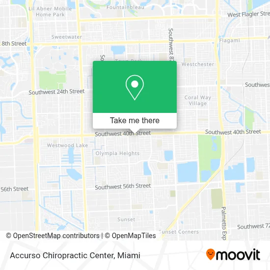 Accurso Chiropractic Center map