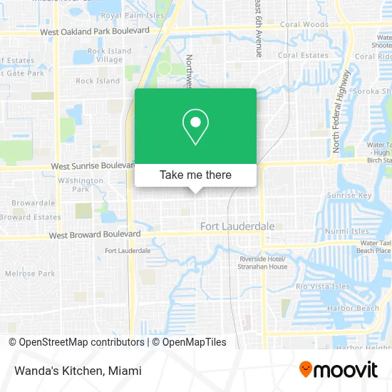 Wanda's Kitchen map