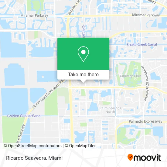 Ricardo Saavedra map