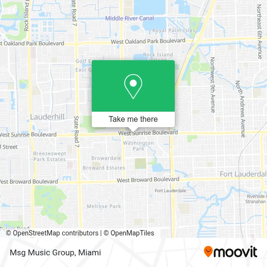 Msg Music Group map