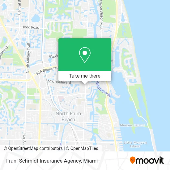 Frani Schmidt Insurance Agency map