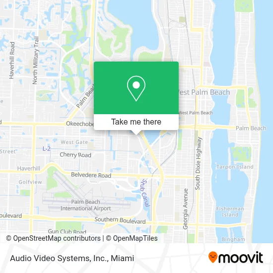 Audio Video Systems, Inc. map