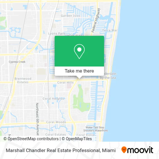 Marshall Chandler Real Estate Professional map