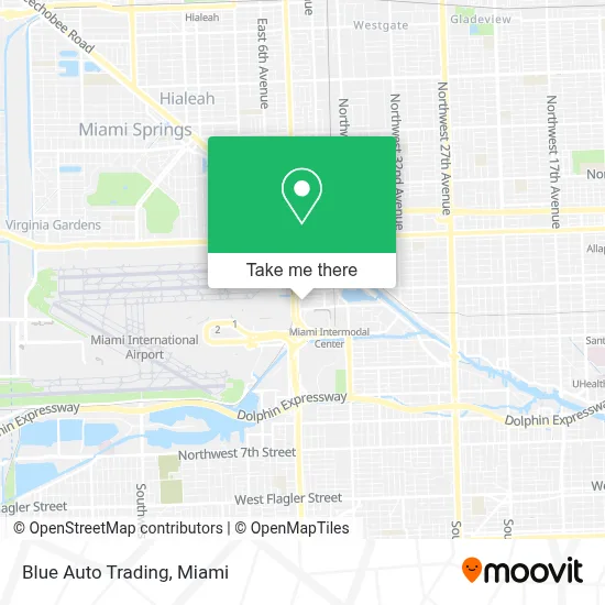 Blue Auto Trading map