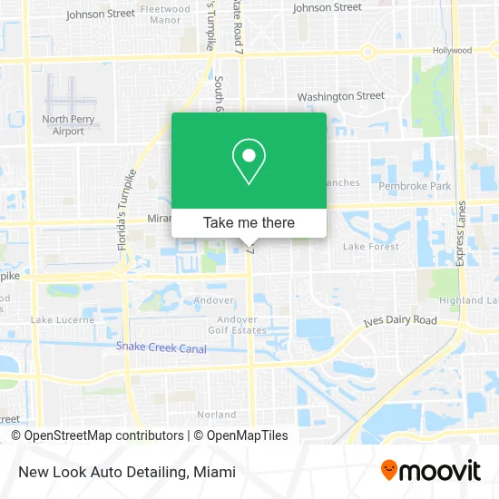 New Look Auto Detailing map