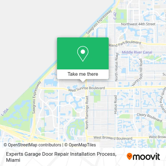 Experts Garage Door Repair Installation Process map