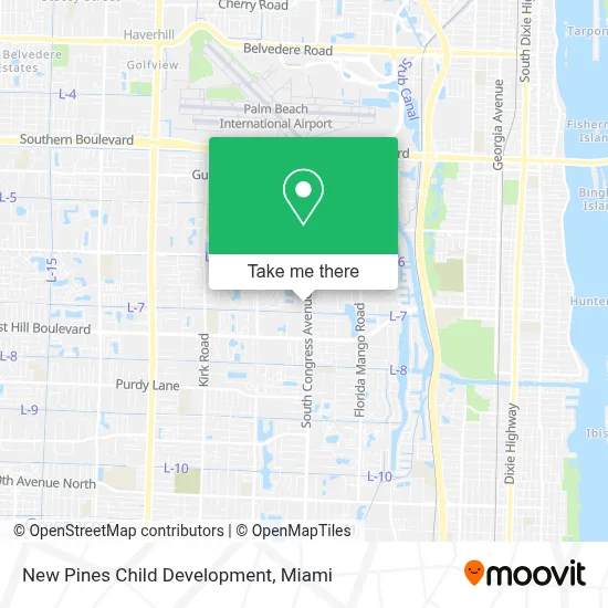 New Pines Child Development map