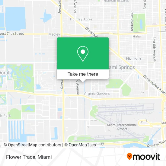 Flower Trace map