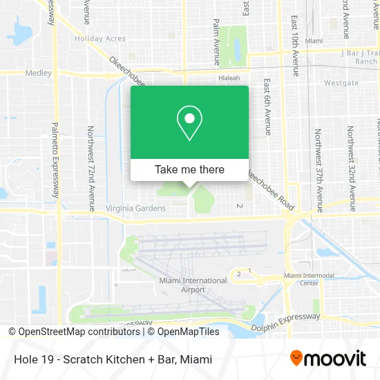 Hole 19 - Scratch Kitchen + Bar map