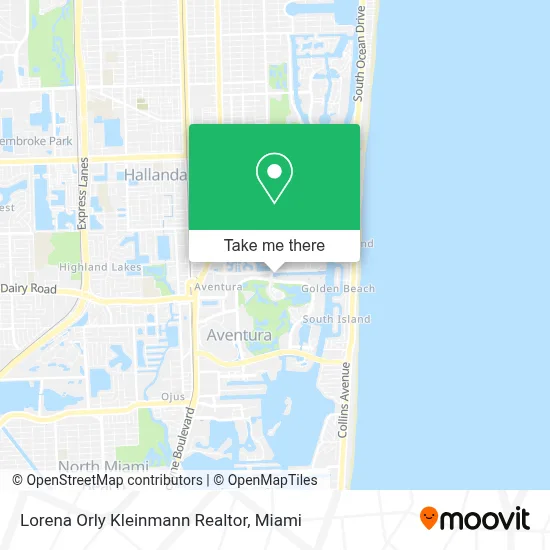 Lorena Orly Kleinmann Realtor map
