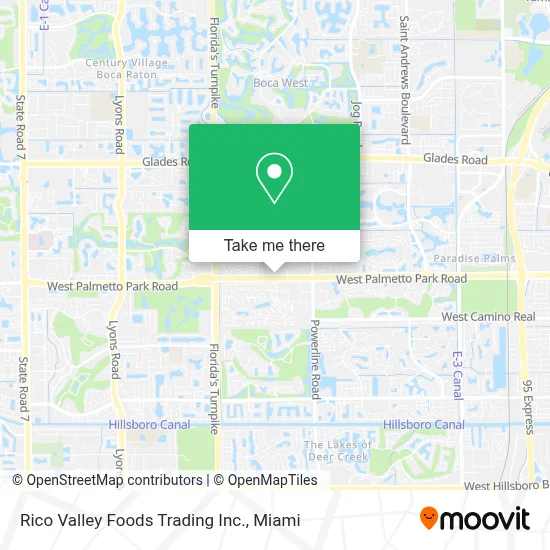 Rico Valley Foods Trading Inc. map