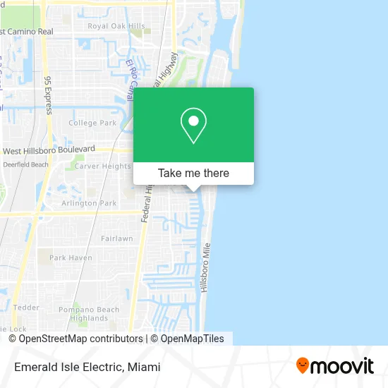 Emerald Isle Electric map