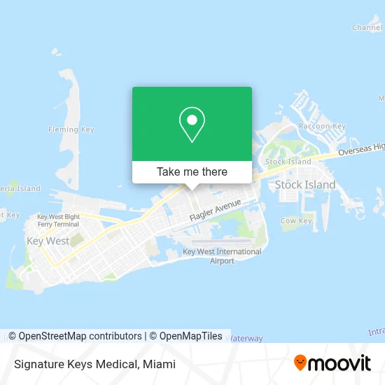 Signature Keys Medical map